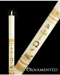 Ornamented Paschal Candle