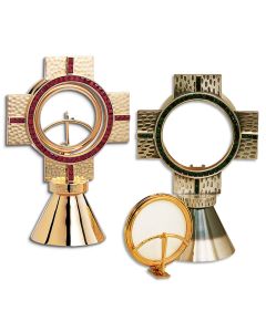 Ostensorium #258, Gold or Silver Plated Brass