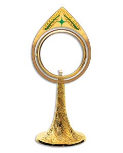 Ostensorium #7310, Gold Plated Brass