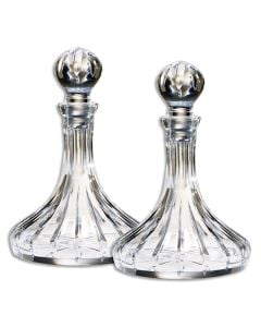 Pair of Crystal Cruets #K-944