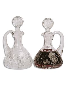Pair of Crystal Cruets #K957