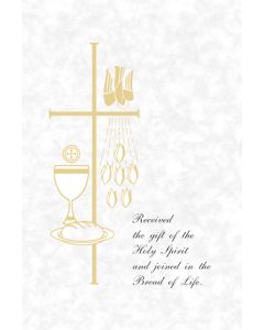 Parchment Communion/Confirmation Bulletin #TB900