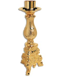 Paschal Candle Holder #873, 24k Gold Plated