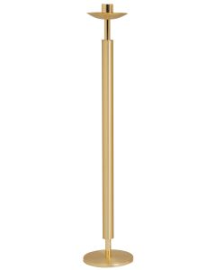 PASCHAL CANDLE HOLDER #K540, SOLID BRASS