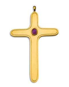 Pectoral Cross #7585, Gold Plated