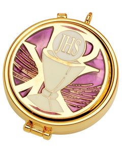 PYX, IHS W/ CHALICE & CHI-RHO