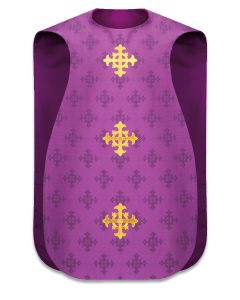 Roman Chasuble #299-3978, Purple Adornes