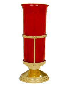 Sanctuary Lamp Holder #K179, High Polish Brass