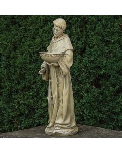 Solar St. Francis Birdbath Garden Statue #47445