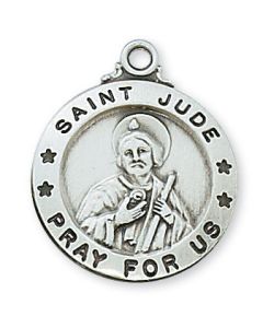 SS St. Jude Medal w/ 20" Chain