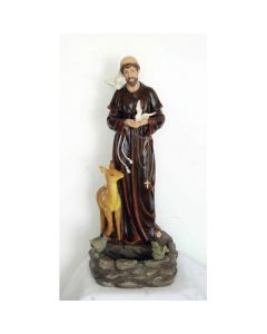 ST FRANCIS ASSISI 22.5"STATUE