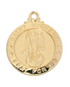 St Michael G/SS Medal w/20" Chain