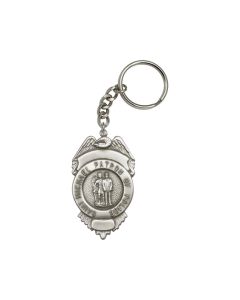 St Michael Police Keychain