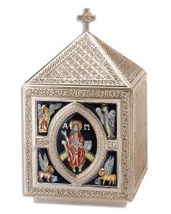 Tabernacle #4104-02E, Gold or Silver Plated Brass