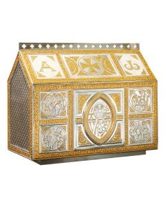 Tabernacle #4109, Gold and Silver Plate