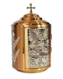 Tabernacle #81TAB76, Bronze with Nockel Plated Accents