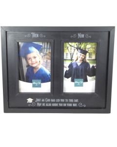 Then & Now Graduation Photo Frame