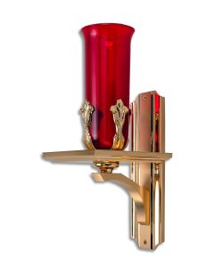 Wall Mounted Sanctuary Lamp #44BSL14, Bronze