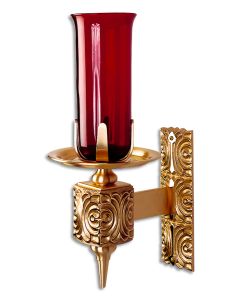 Wall Mounted Sanctuary Lamp #97BSL25, Bronze