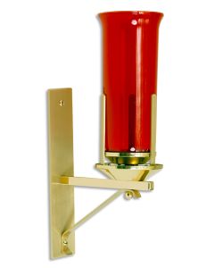 Wall Mounted Sanctuary Lamp #K161, Solid Brass