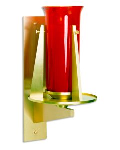 Wall Mounted Sanctuary Lamp #K361, Solid Brass