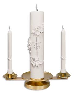 Wedding Candelabra #322, Solid Brass
