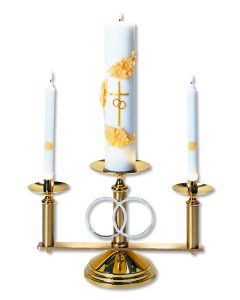 Wedding Candelabra #K475, Solid Brass